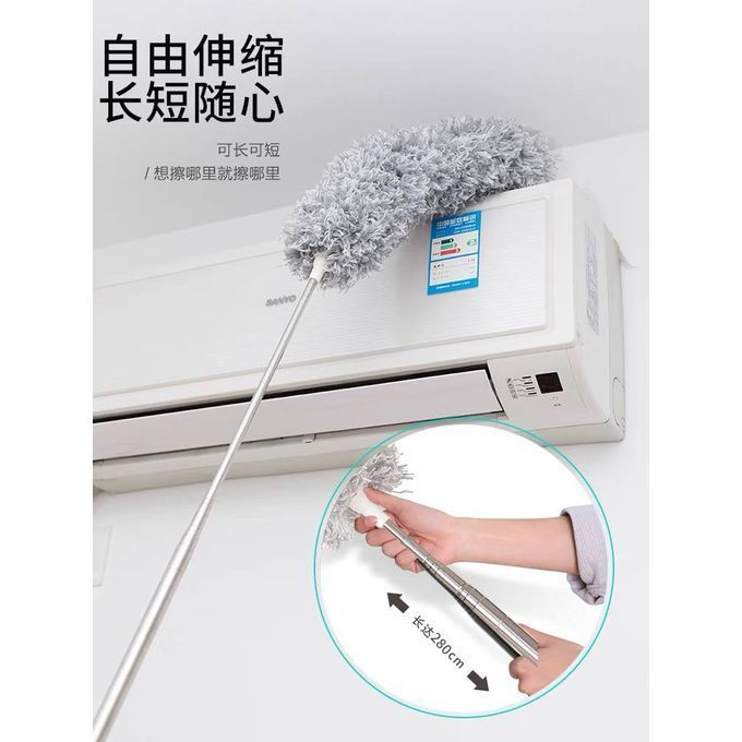 فرشاة تنظيف بمقبض من الفولاذ المقاوم للصدأ - الألوان قد تختلف - الصورة 2