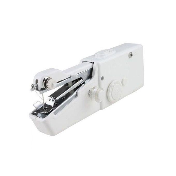 ماكينة خياطة يدوية محمولة باللون الأبيض - الصورة 2
