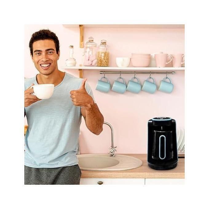 ماكينة قهوة تركي من مارادو، ماكينة قهوة كهربائية 600 واط – 4 أكواب، 280 مل MA-1688 - الصورة 2