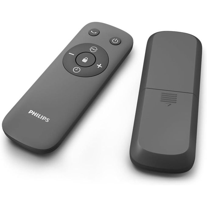 فيليبس مروحة تاور سلسلة 5000 - 40 واط، 3 سرعات، وضع النوم، موزع للعلاج بالدوران، جهاز تحكم عن بعد، قفل للاطفال، تصميم نحيف، رمادي داكن - الصورة 3