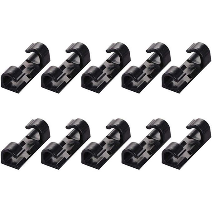 مشبك منظم الأسلاك لتنظيم أسلاك USB/التلفزيون وكابلات الطاقة في المنزل والمكتب. - الصورة 3