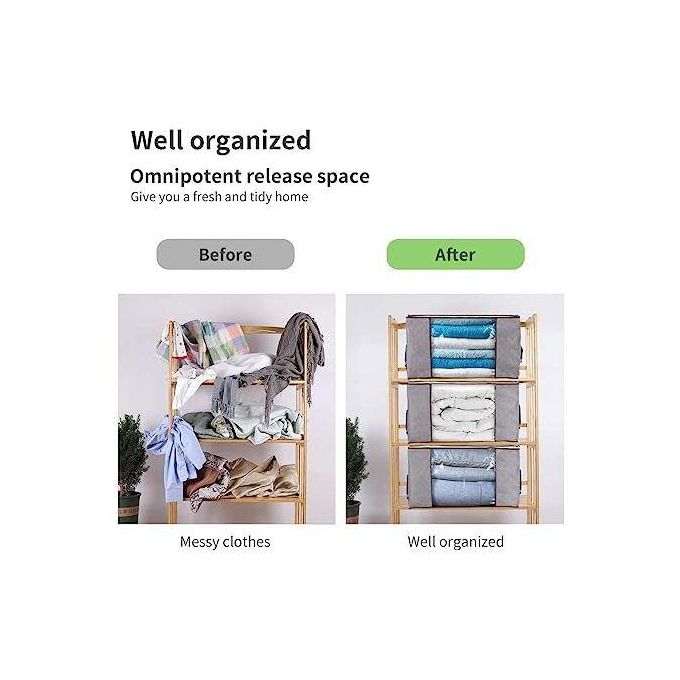 شنطة تخزين بطانية وملابس كابوتينيه قطعتين - الصورة 4